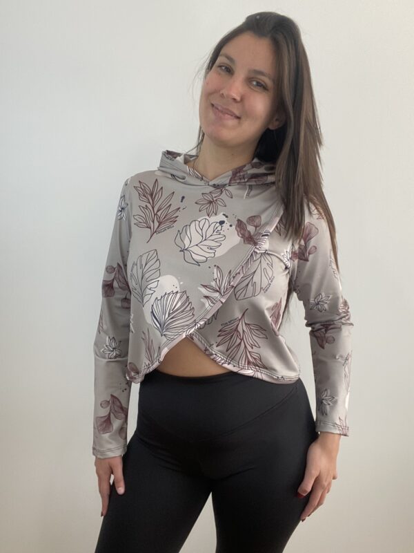 Buzo Crop cruzado Lena