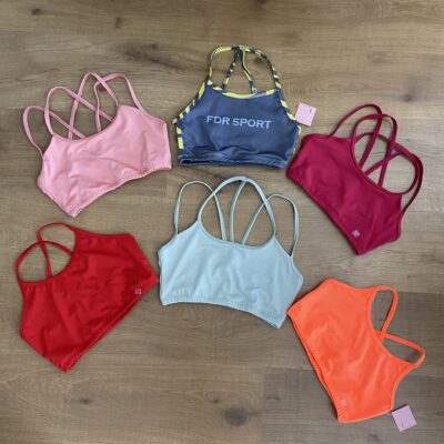 Pack emprendedor "F" 6 Tops deportivos