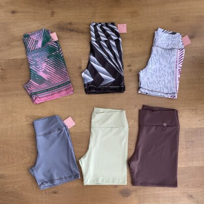 Pack emprendedor "Q" 6 Calzas short deportivas