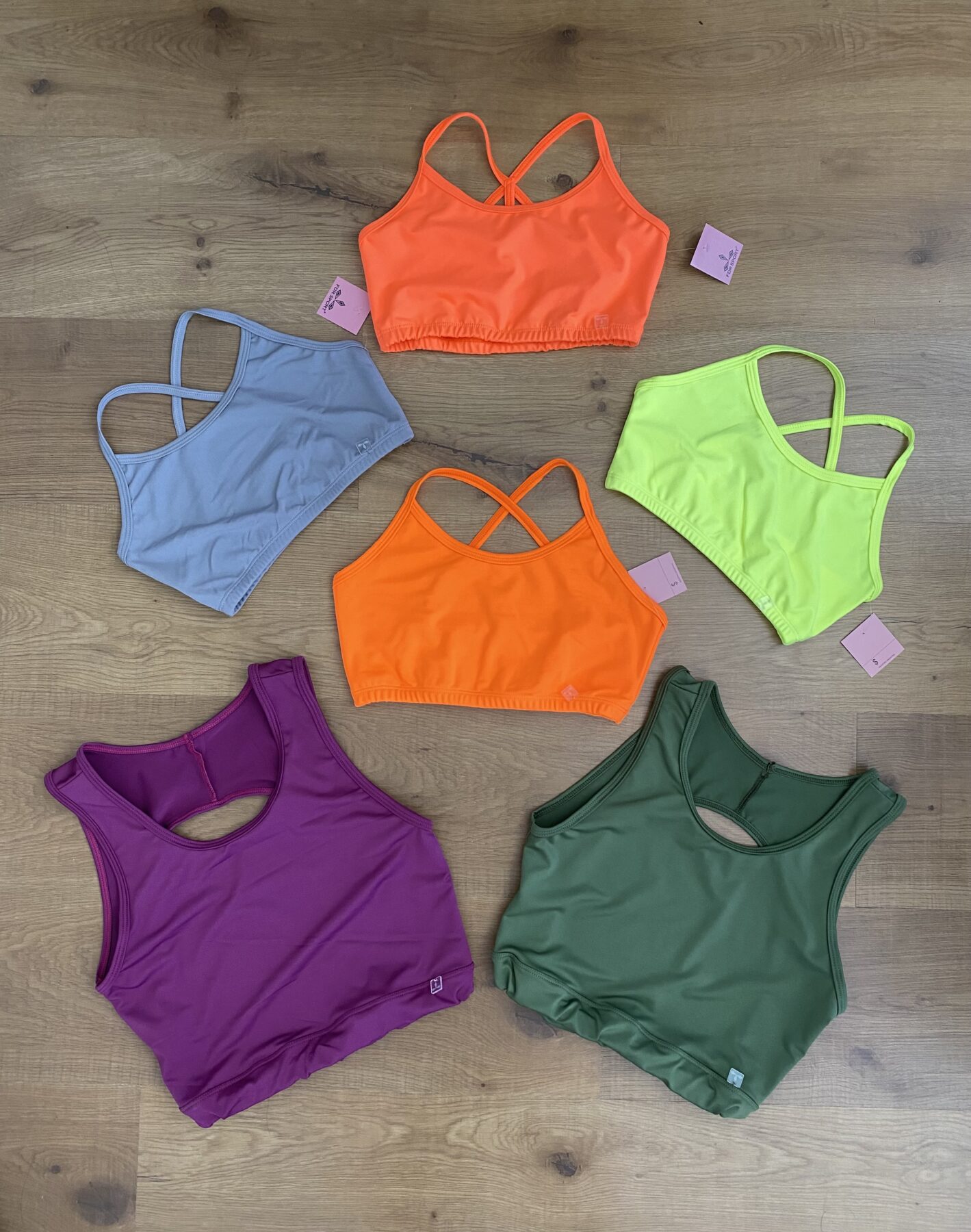 Pack emprendedor "R" 6 Tops deportivos